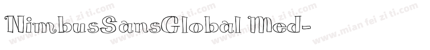 NimbusSansGlobal Med字体转换